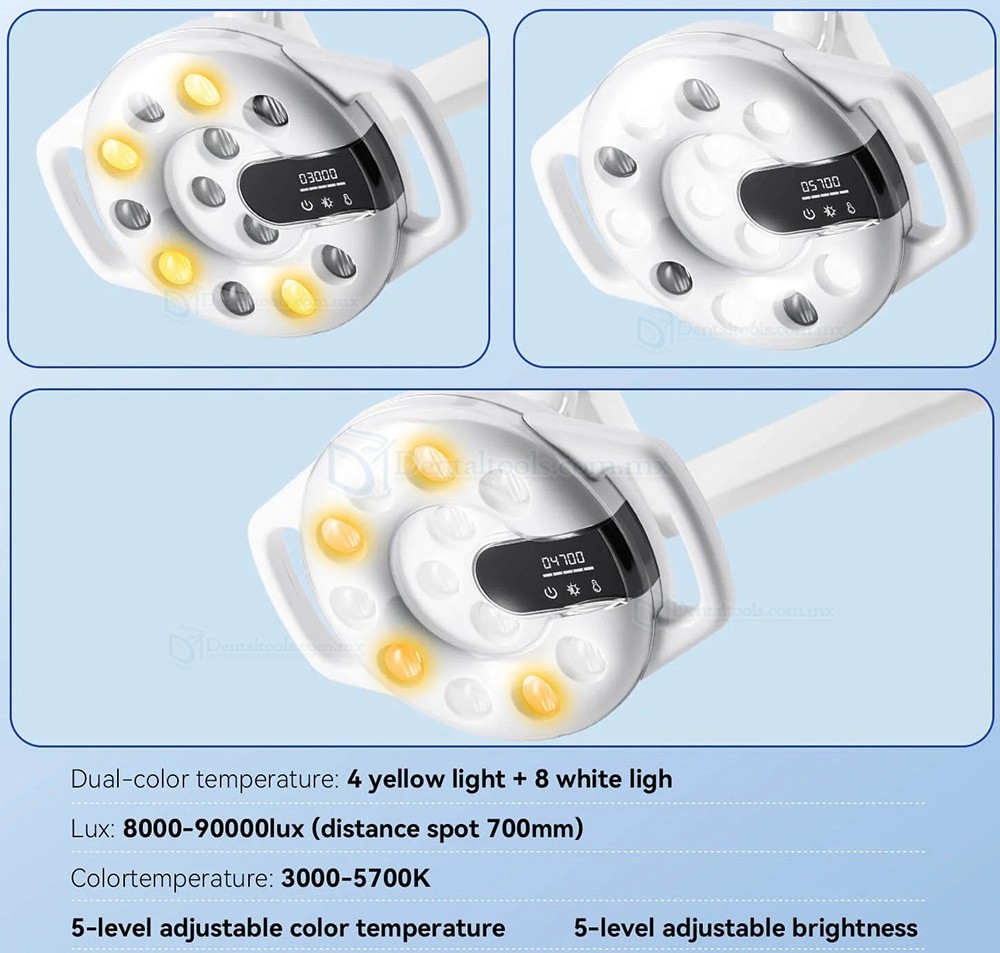 Bonin T12C L&aacute;mpara LED para sill&oacute;n dental con 12 LEDs